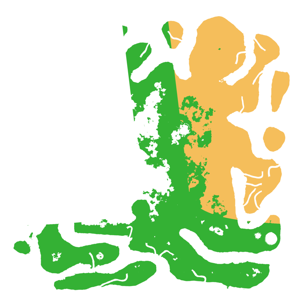 Biome Rust Map: Procedural Map, Size: 4500, Seed: 3036999