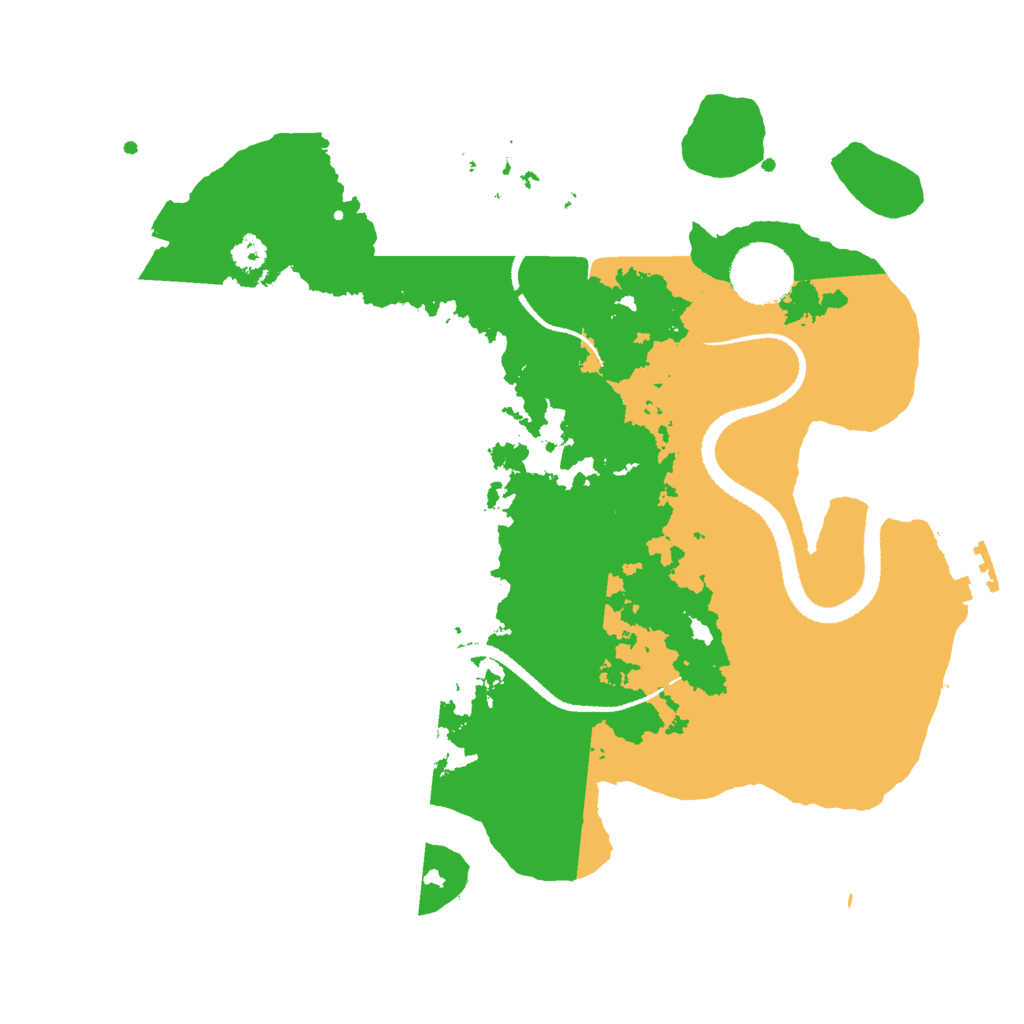 Biome Rust Map: Procedural Map, Size: 3000, Seed: 984431628