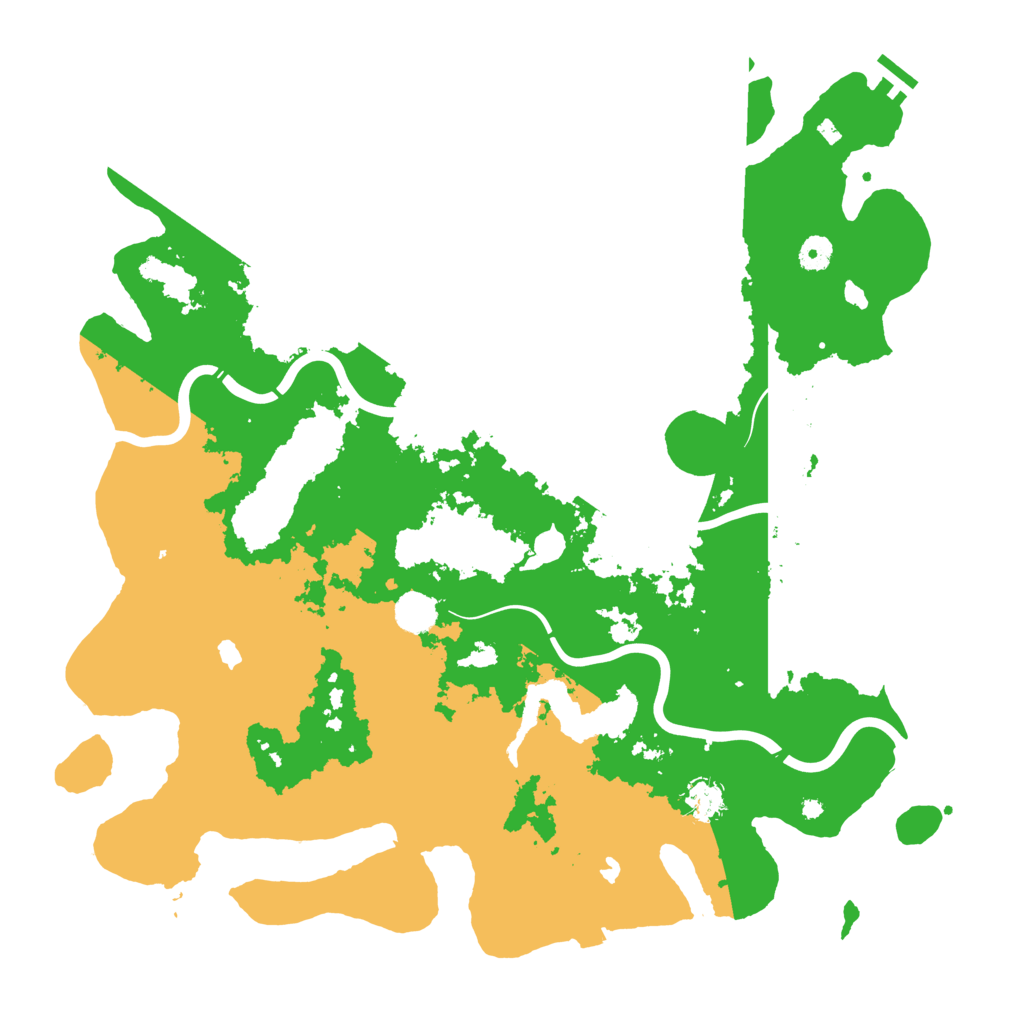 Biome Rust Map: Procedural Map, Size: 4500, Seed: 634270