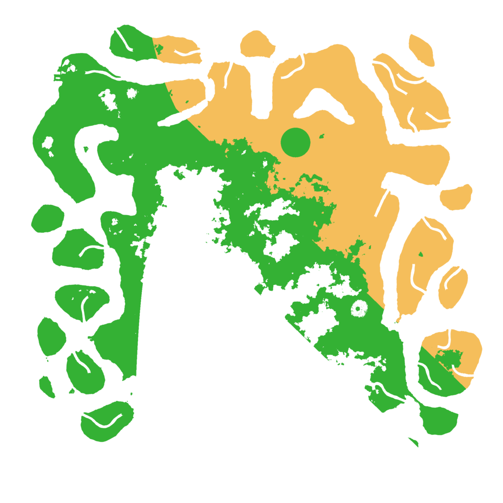 Biome Rust Map: Procedural Map, Size: 4500, Seed: 3922175