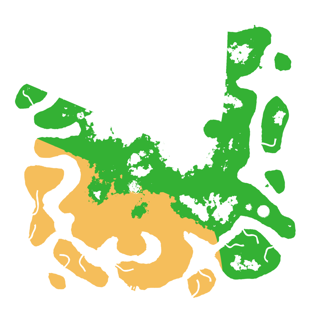 Biome Rust Map: Procedural Map, Size: 4500, Seed: 1602206