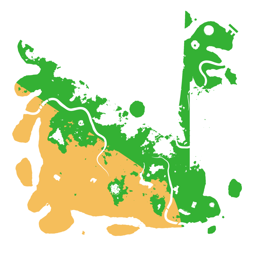 Biome Rust Map: Procedural Map, Size: 4500, Seed: 524460883