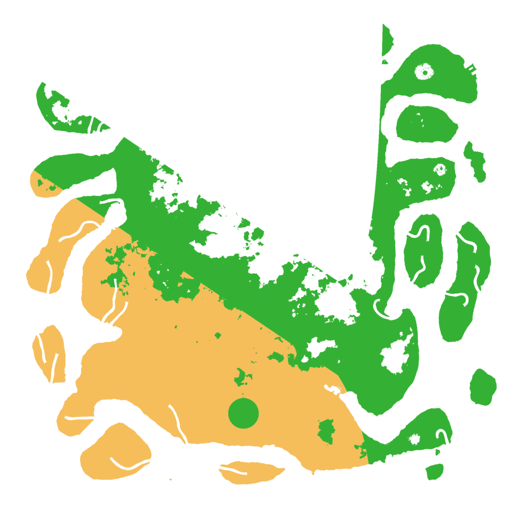 Biome Rust Map: Procedural Map, Size: 4500, Seed: 524460883