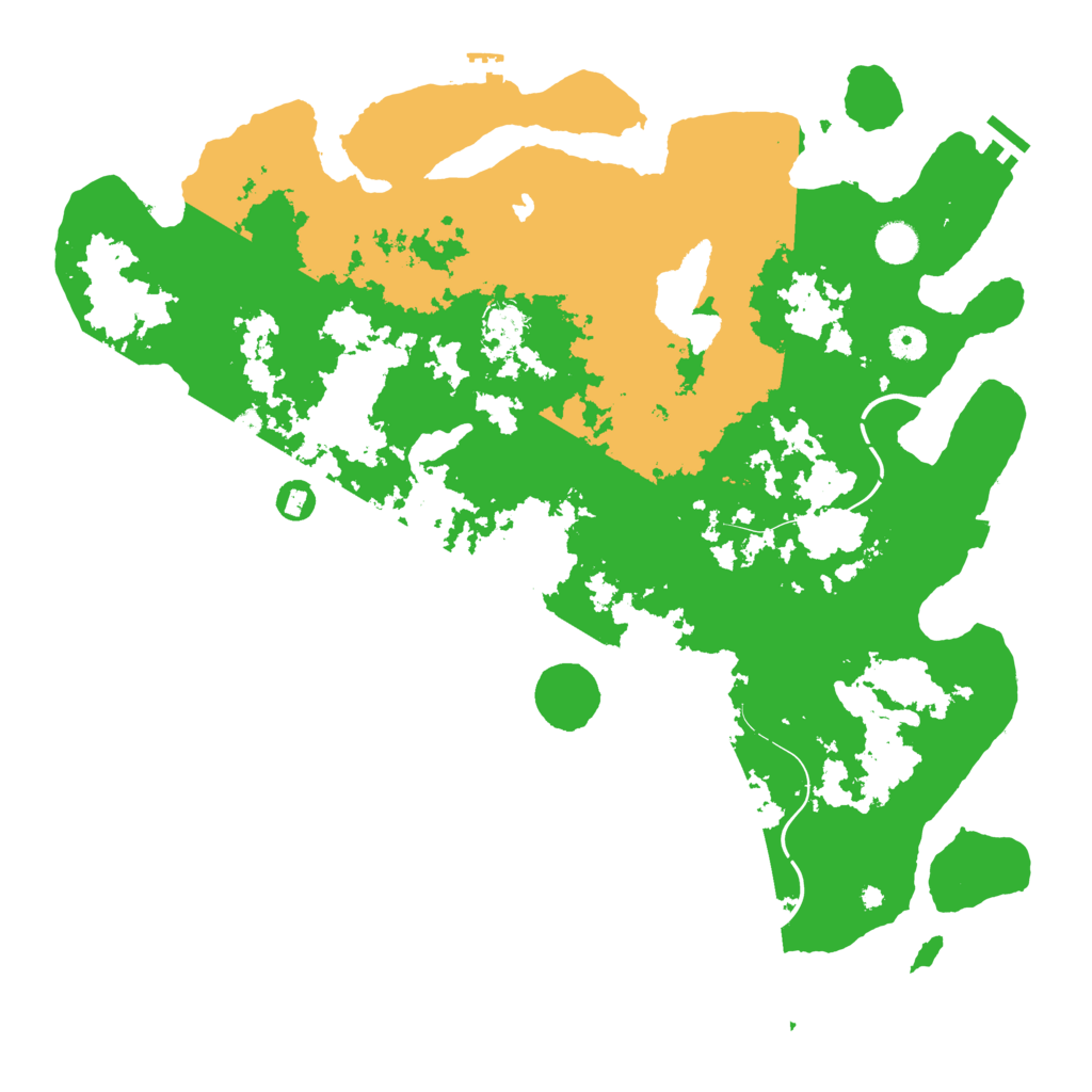 Biome Rust Map: Procedural Map, Size: 4500, Seed: 1870390
