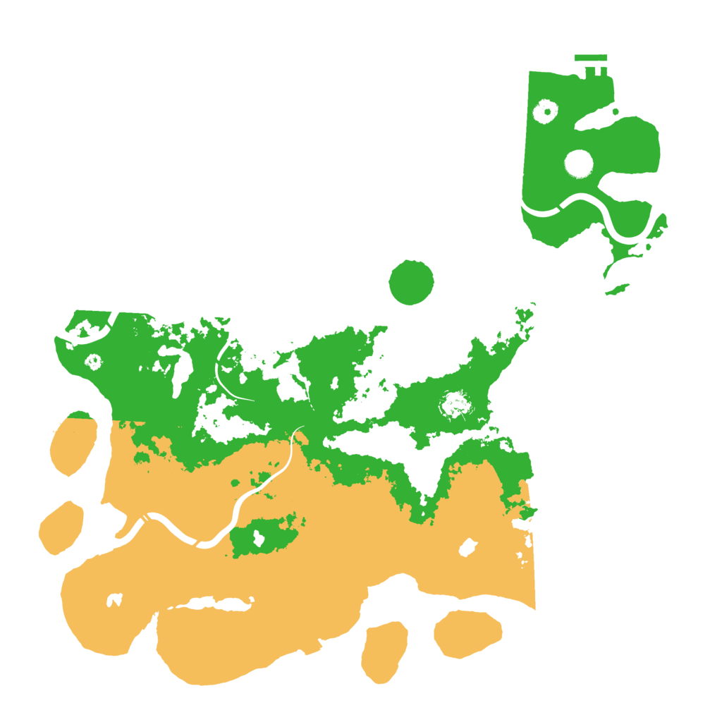 Biome Rust Map: Procedural Map, Size: 4500, Seed: 4608482