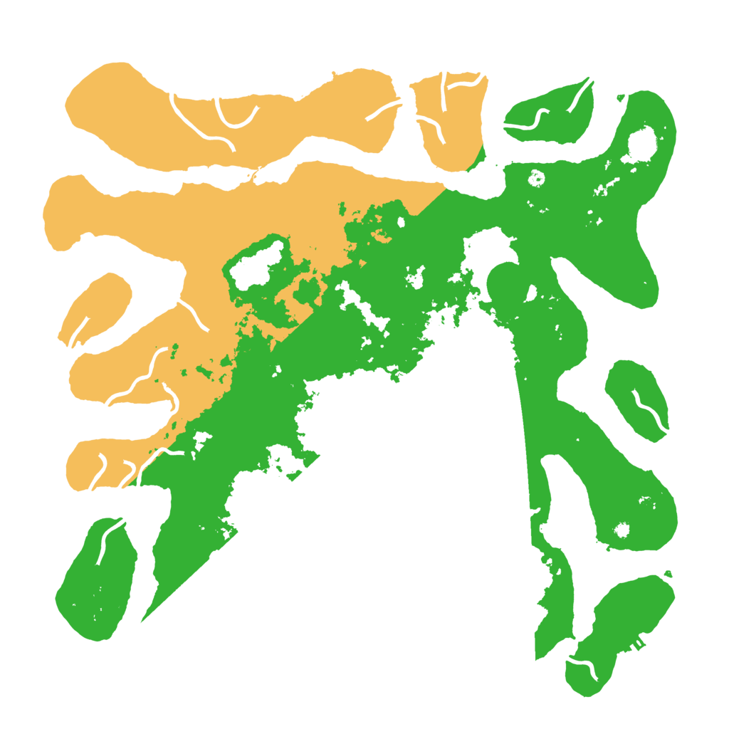 Biome Rust Map: Procedural Map, Size: 4500, Seed: 6330330