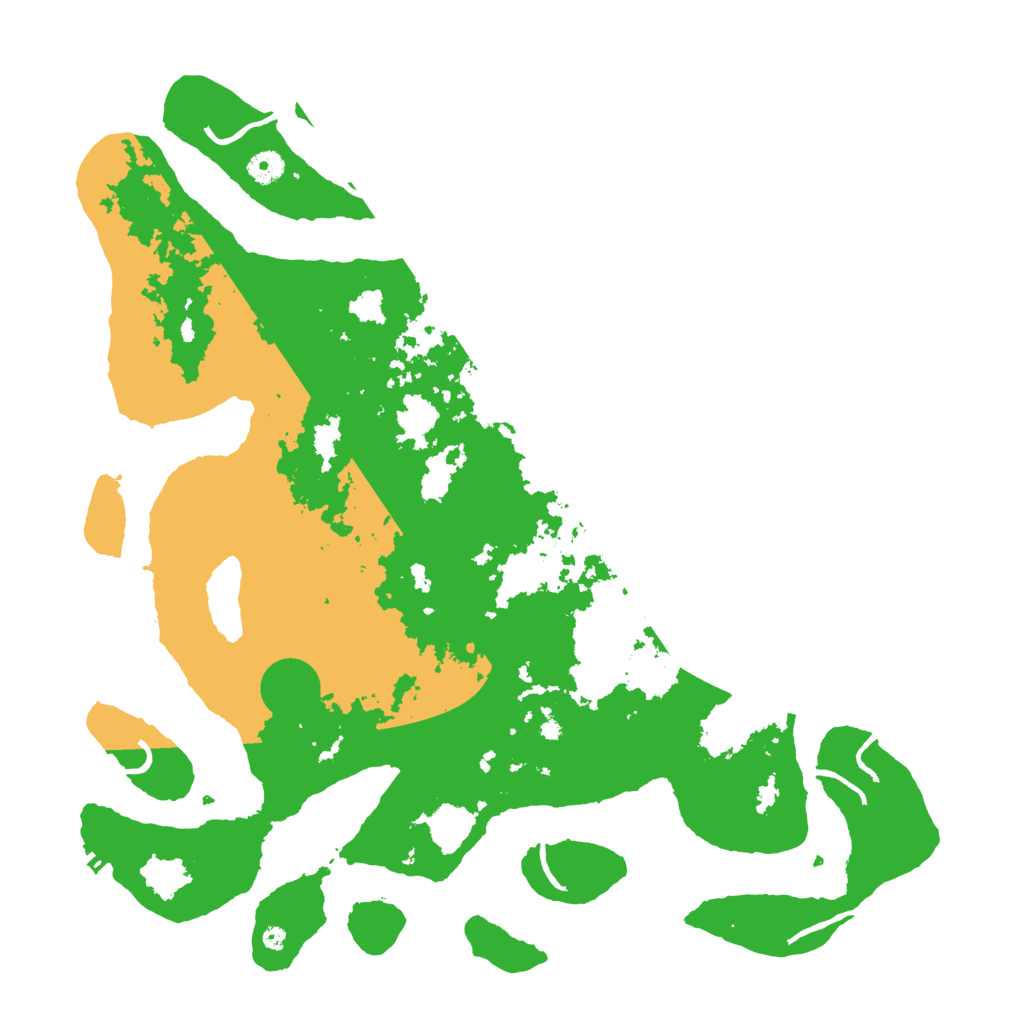 Biome Rust Map: Procedural Map, Size: 4500, Seed: 262611