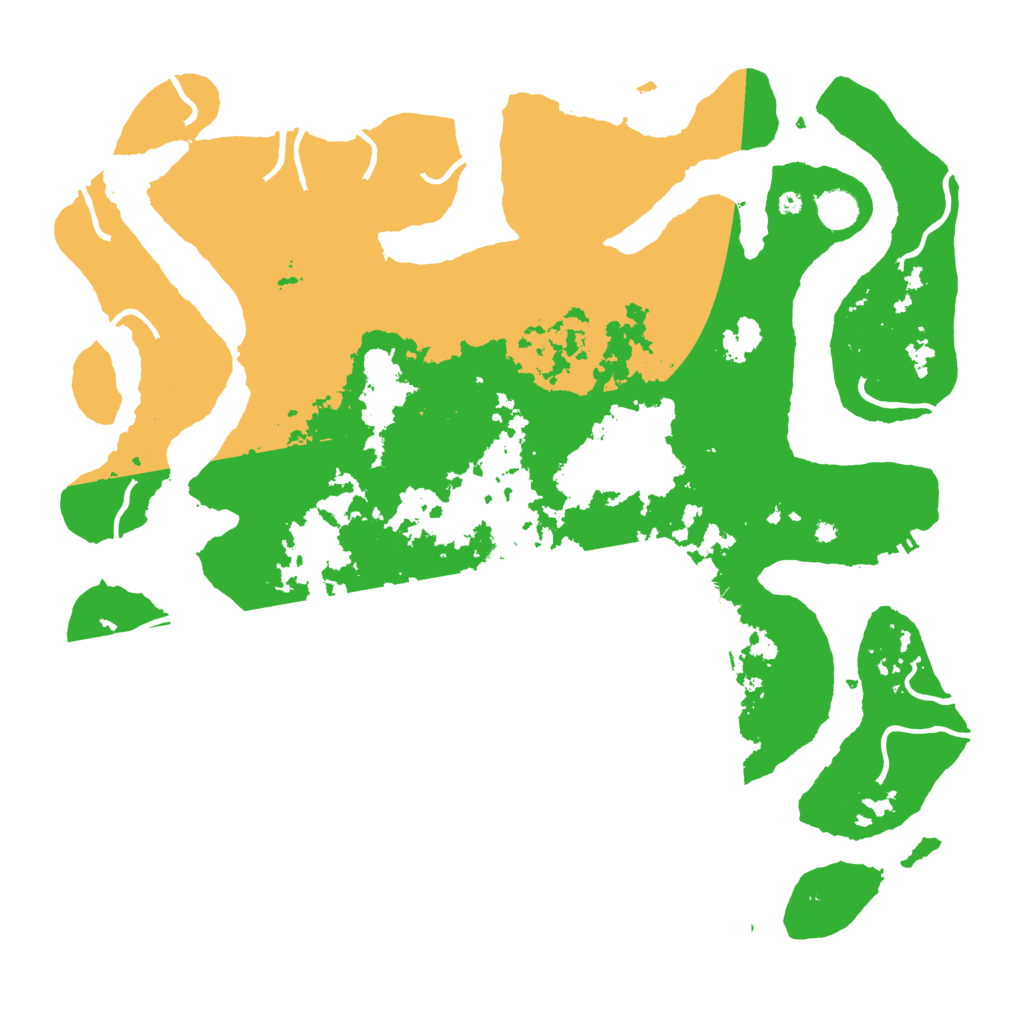 Biome Rust Map: Procedural Map, Size: 4500, Seed: 4422807