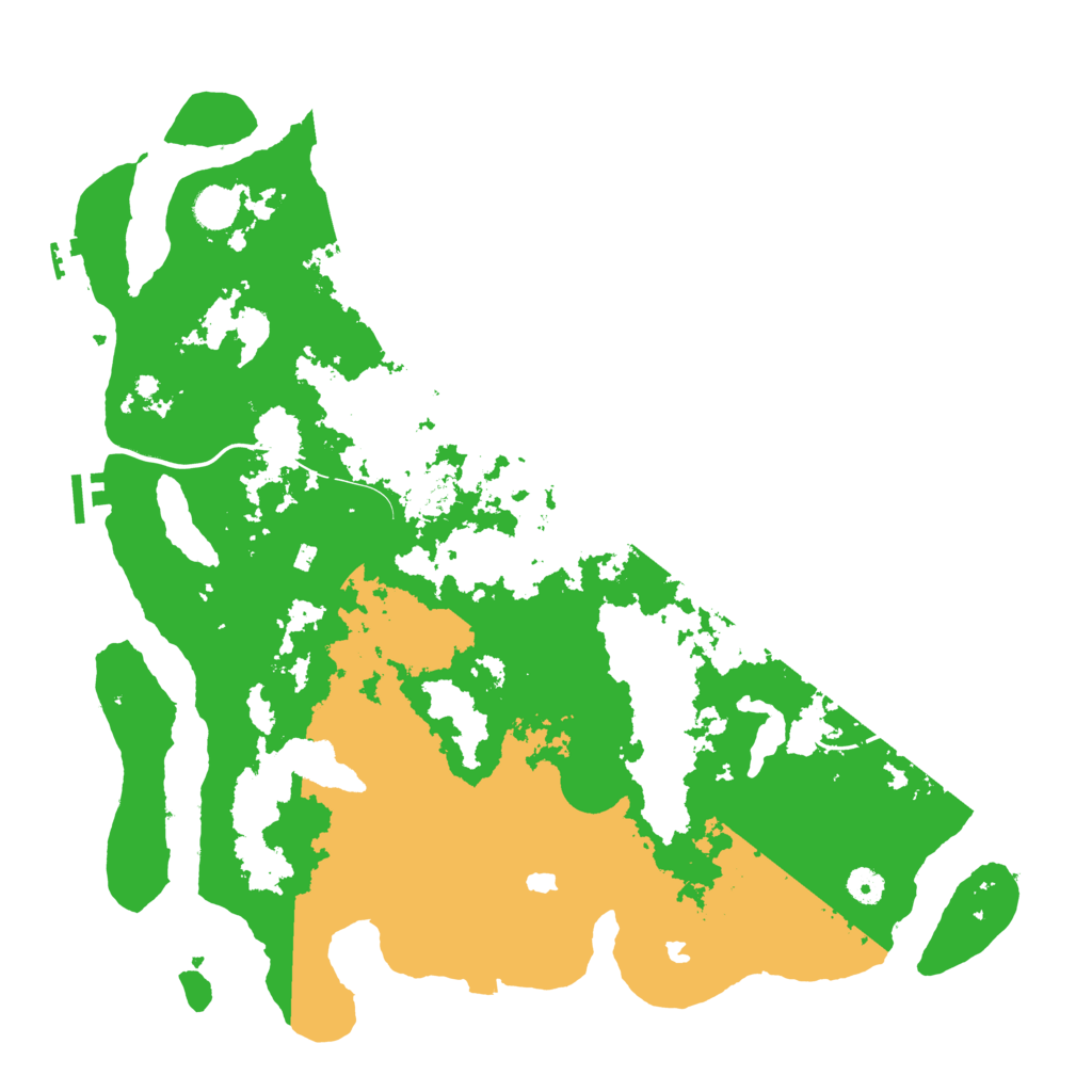 Biome Rust Map: Procedural Map, Size: 4500, Seed: 5002846