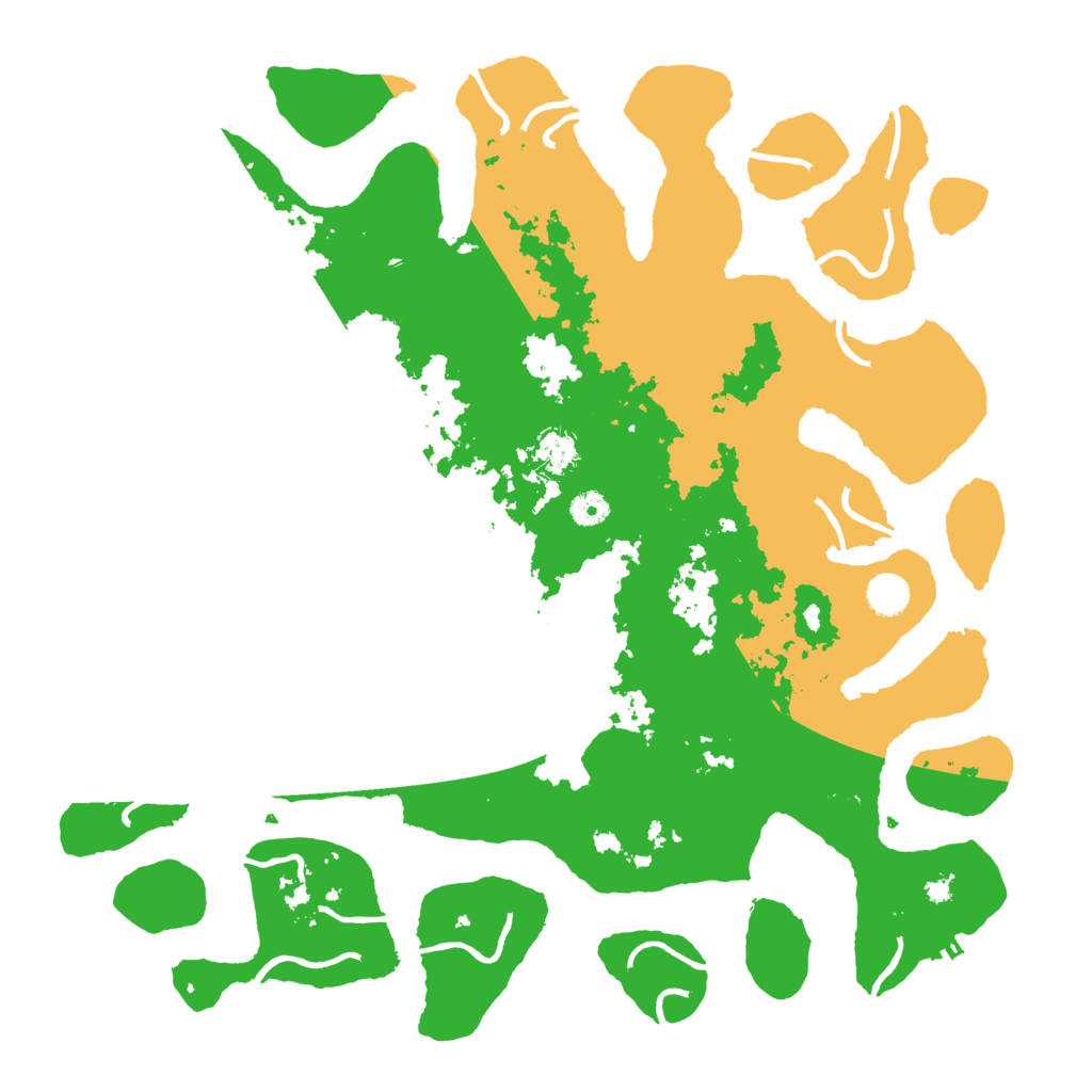 Biome Rust Map: Procedural Map, Size: 4500, Seed: 155691