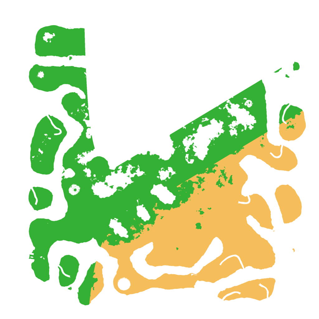 Biome Rust Map: Procedural Map, Size: 4500, Seed: 4651889