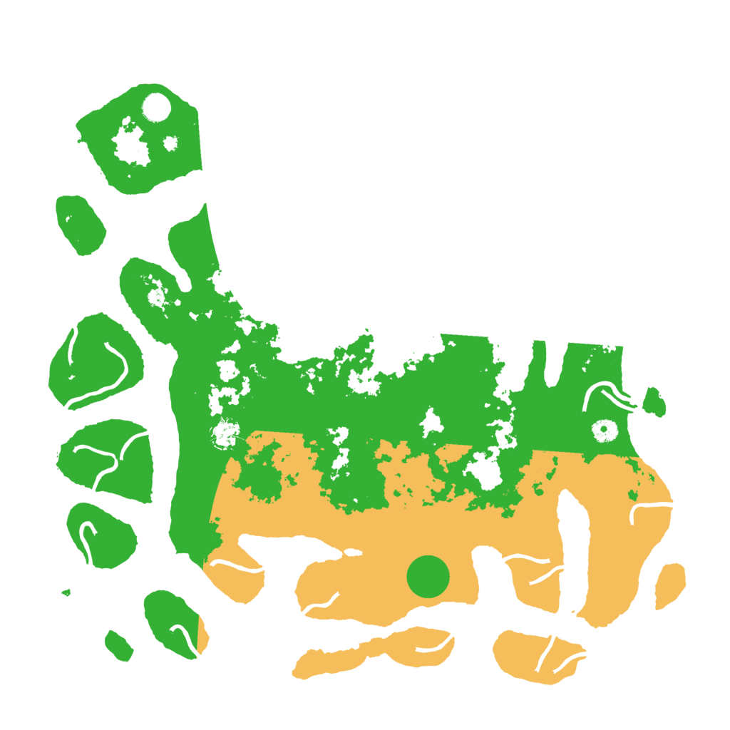 Biome Rust Map: Procedural Map, Size: 4500, Seed: 1086322