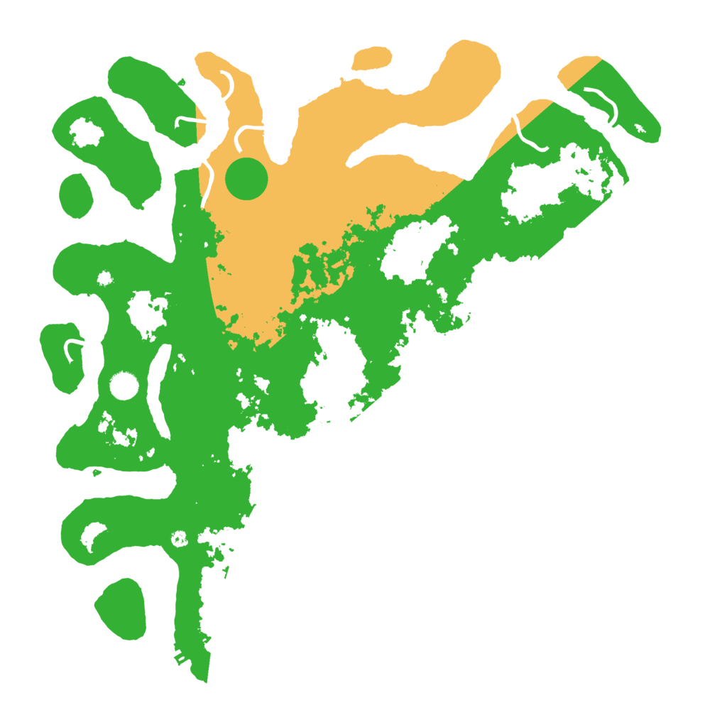 Biome Rust Map: Procedural Map, Size: 4500, Seed: 5090759