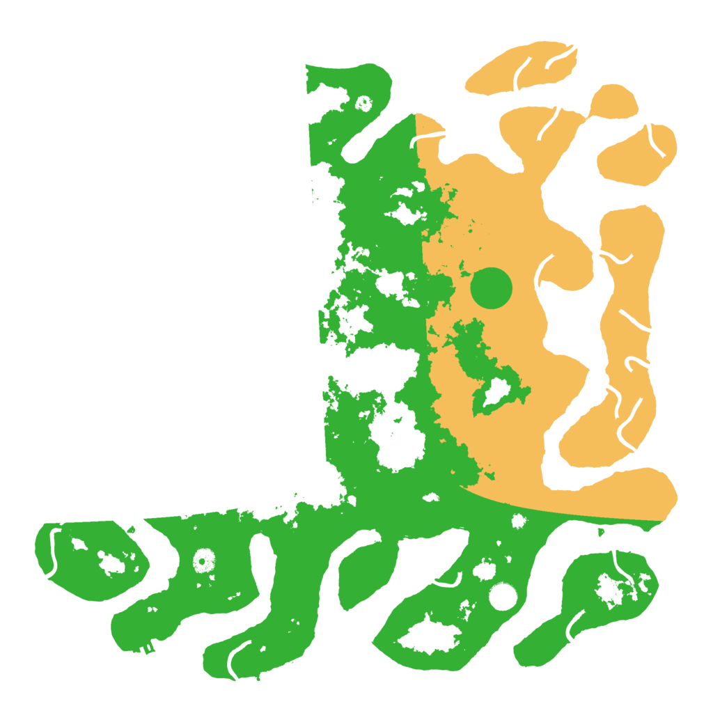 Biome Rust Map: Procedural Map, Size: 4500, Seed: 2147153