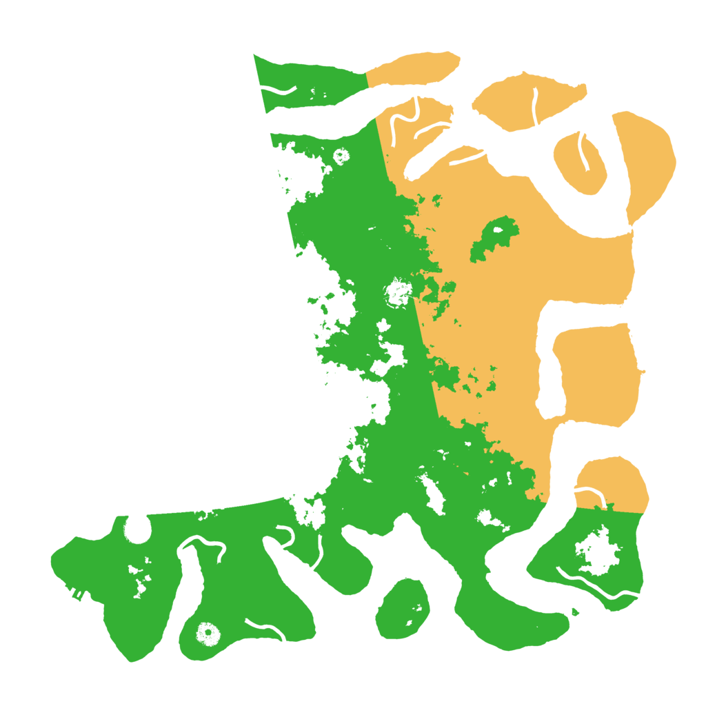 Biome Rust Map: Procedural Map, Size: 4500, Seed: 4627896