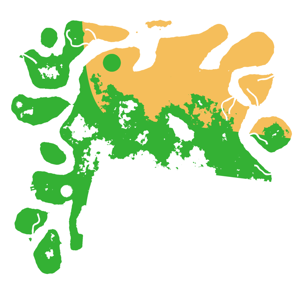 Biome Rust Map: Procedural Map, Size: 4500, Seed: 5515222