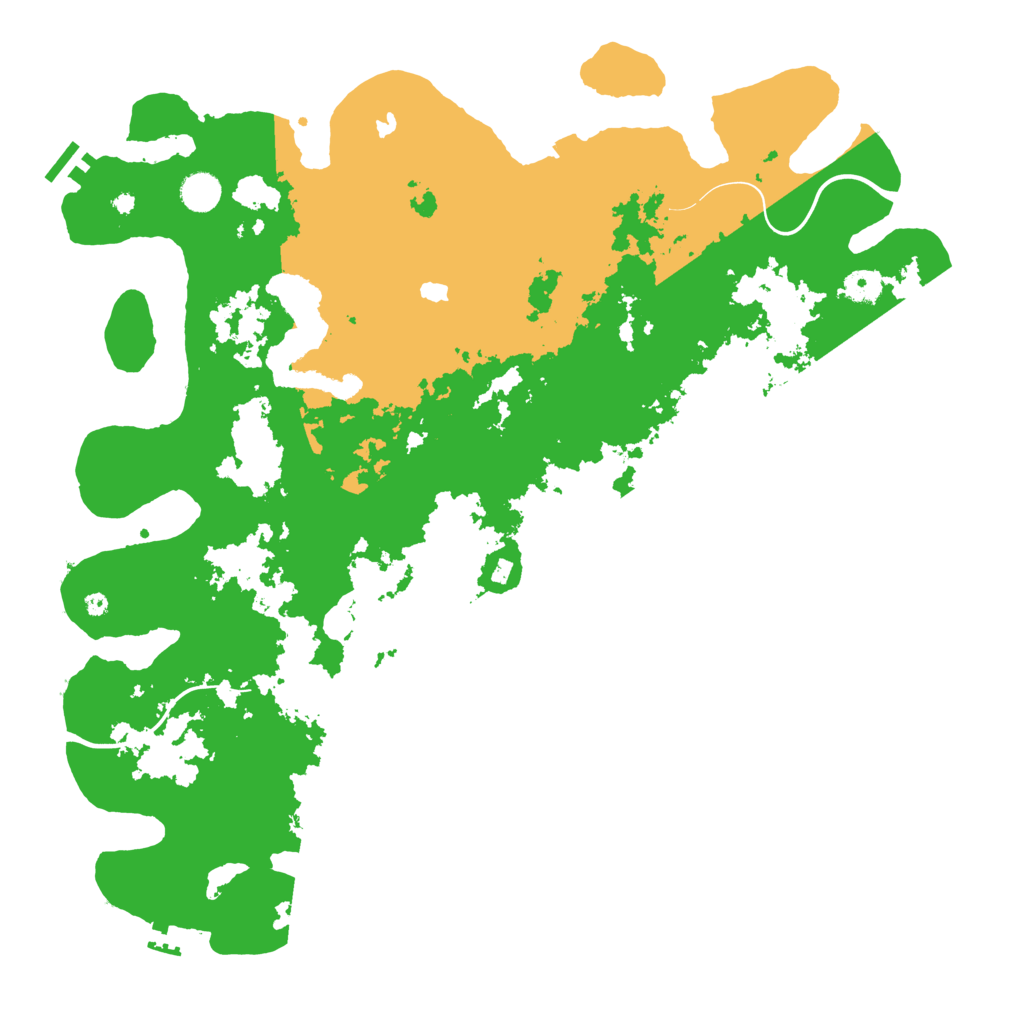 Biome Rust Map: Procedural Map, Size: 4500, Seed: 1884483