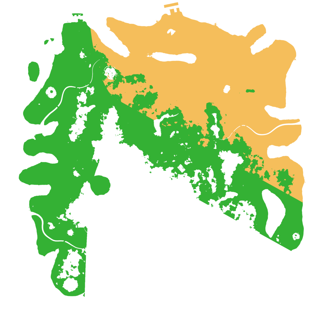 Biome Rust Map: Procedural Map, Size: 4500, Seed: 5141339