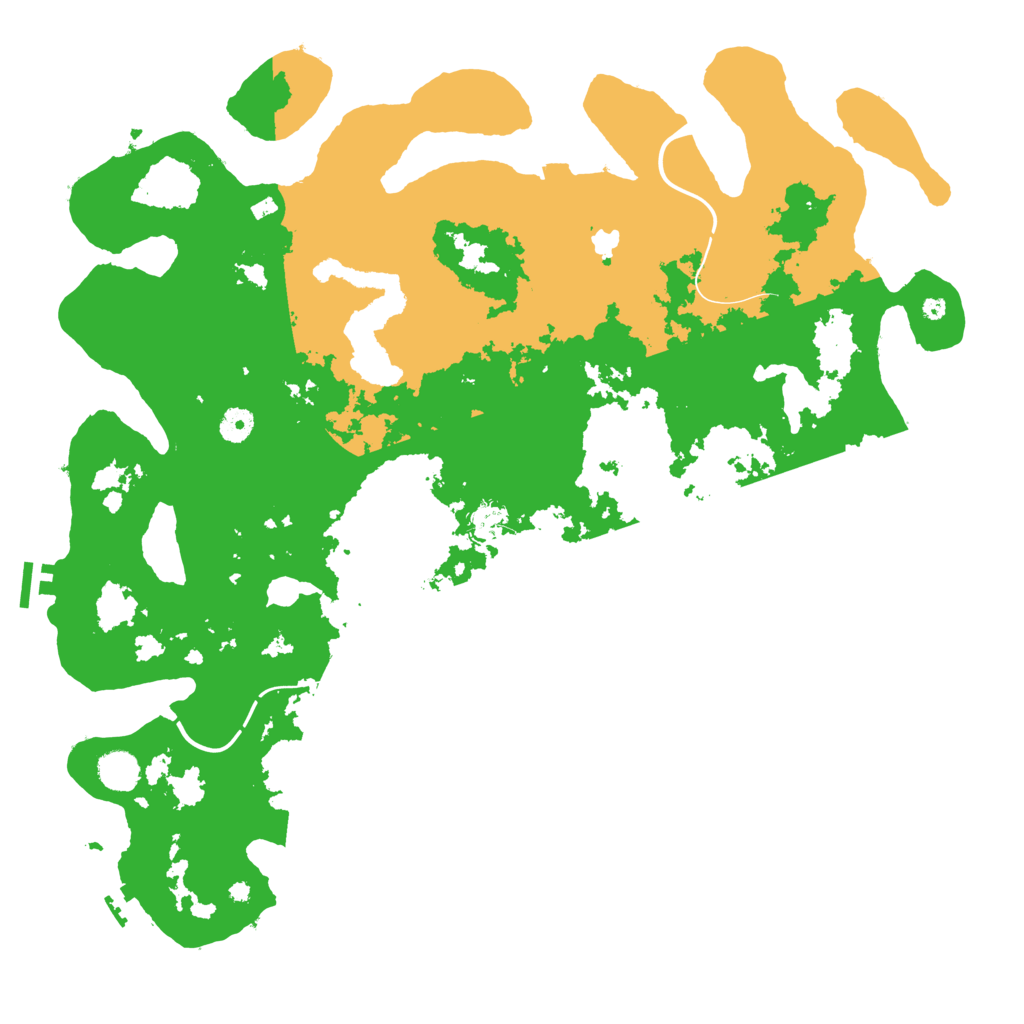 Biome Rust Map: Procedural Map, Size: 4500, Seed: 1115239