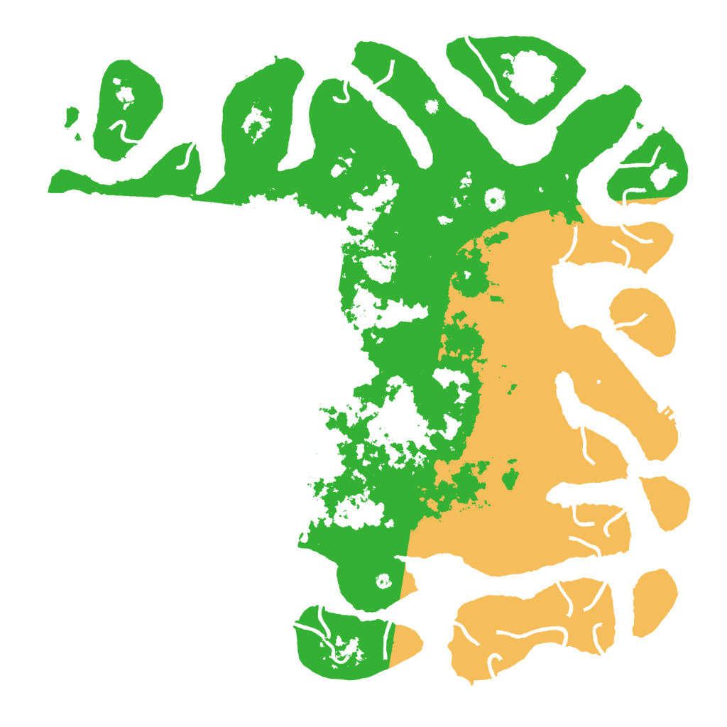 Biome Rust Map: Procedural Map, Size: 5000, Seed: 395914604