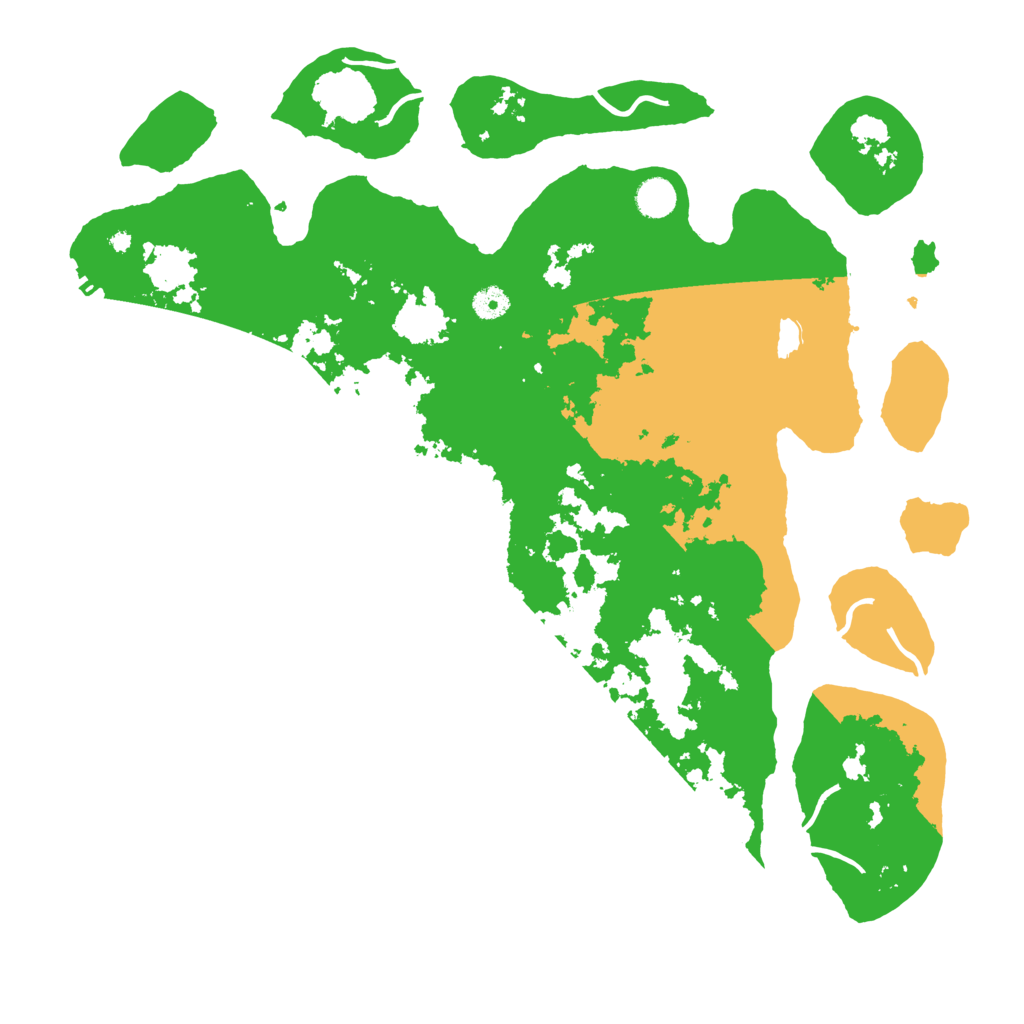 Biome Rust Map: Procedural Map, Size: 4500, Seed: 1611761