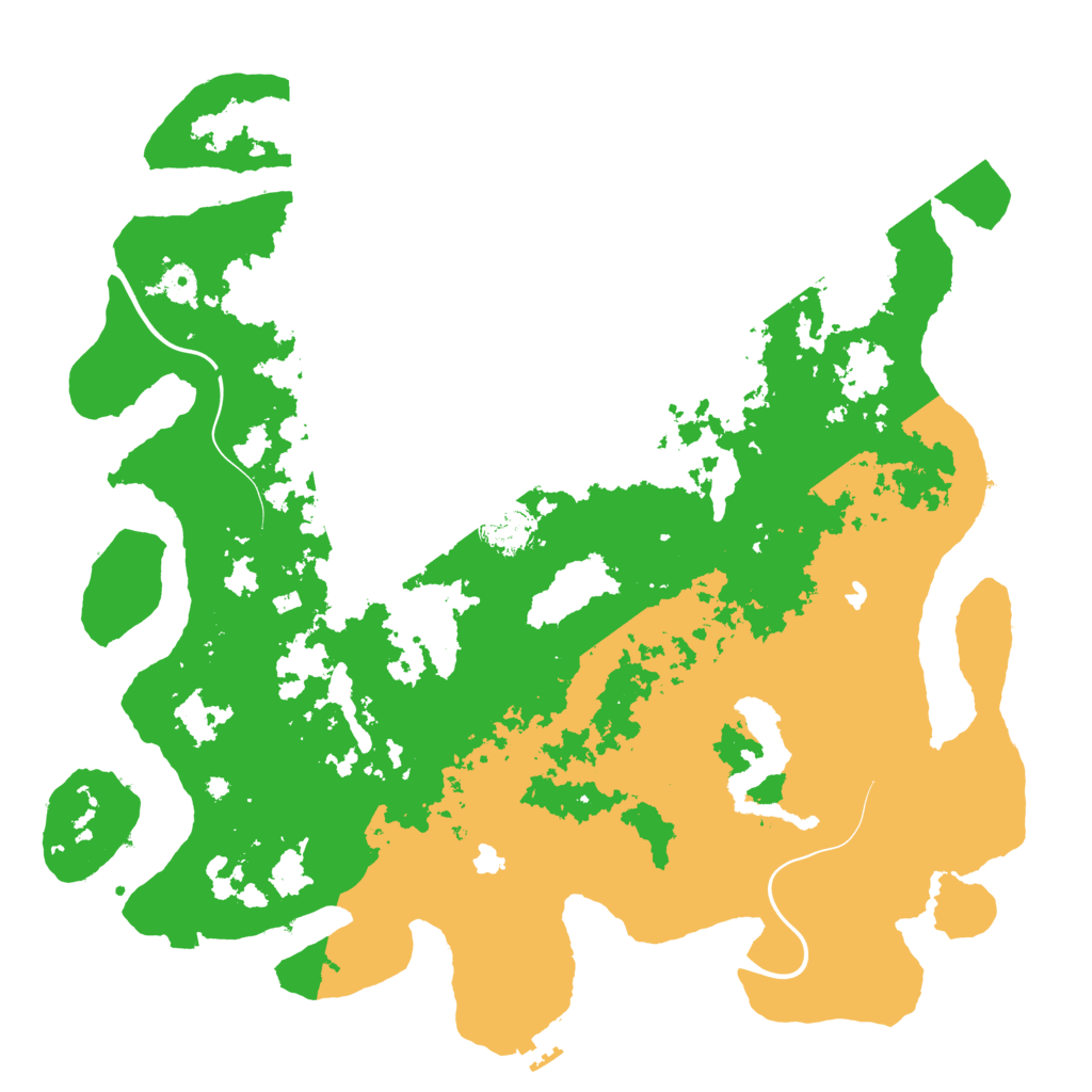 Biome Rust Map: Procedural Map, Size: 4500, Seed: 1534291