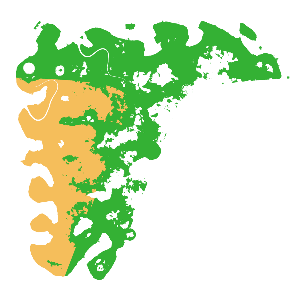 Biome Rust Map: Procedural Map, Size: 4500, Seed: 6313734