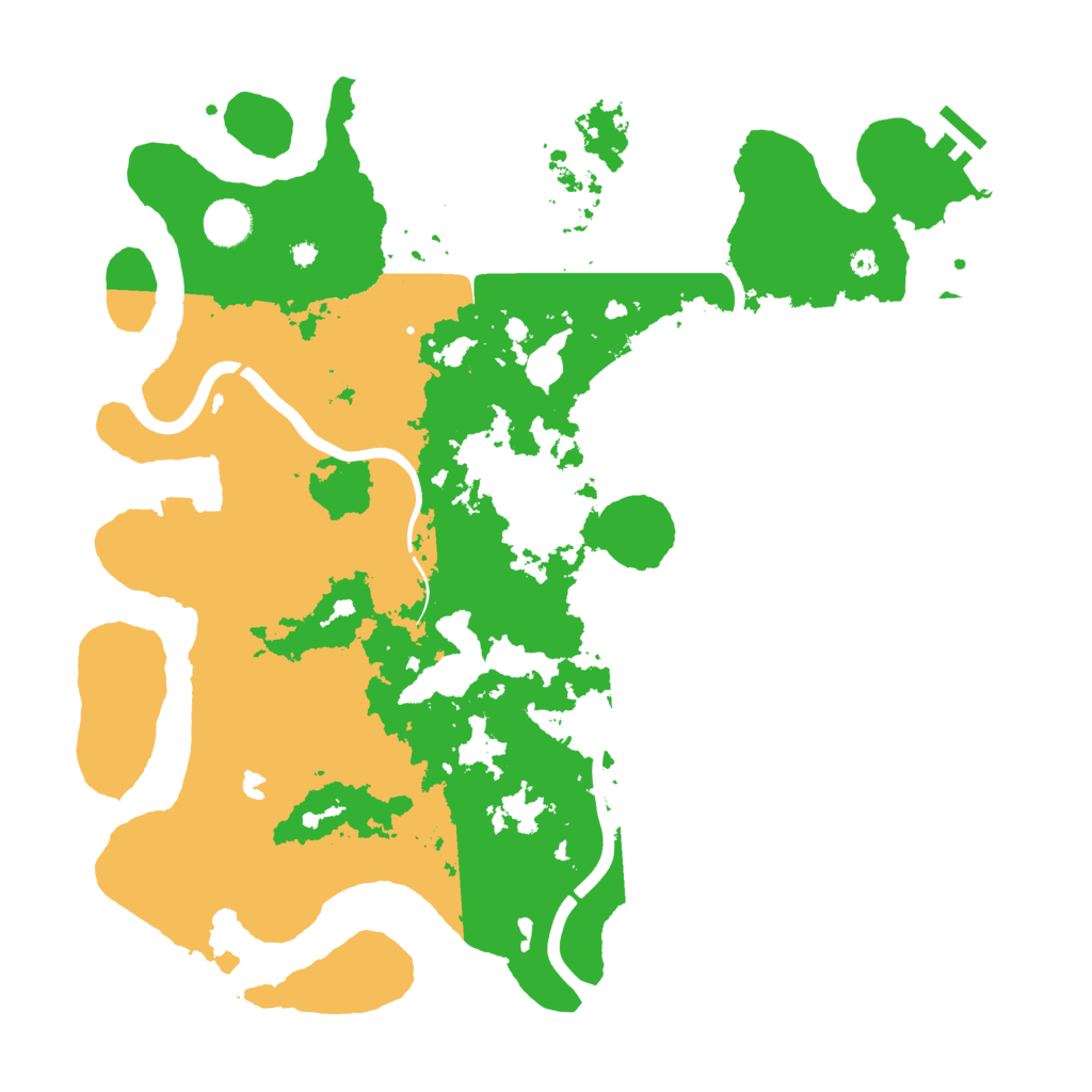 Biome Rust Map: Procedural Map, Size: 4000, Seed: 241