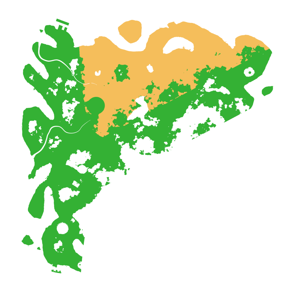 Biome Rust Map: Procedural Map, Size: 4500, Seed: 3986642