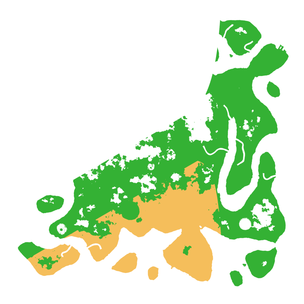 Biome Rust Map: Procedural Map, Size: 4500, Seed: 2375501