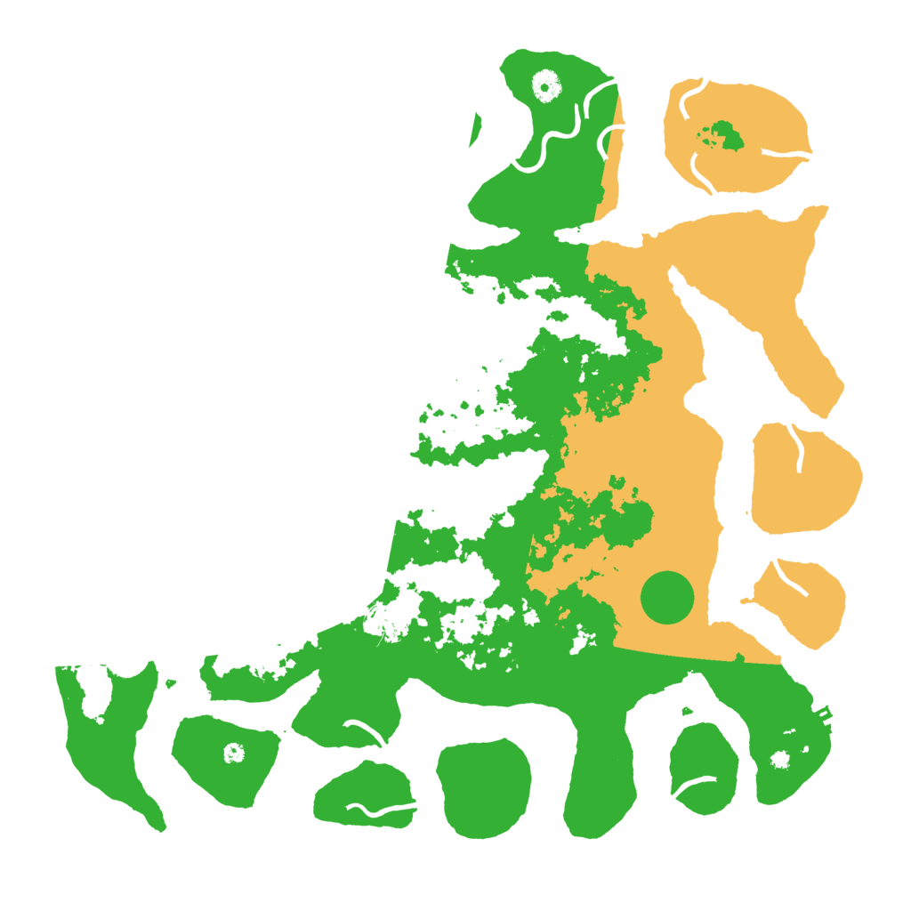 Biome Rust Map: Procedural Map, Size: 4500, Seed: 3683639