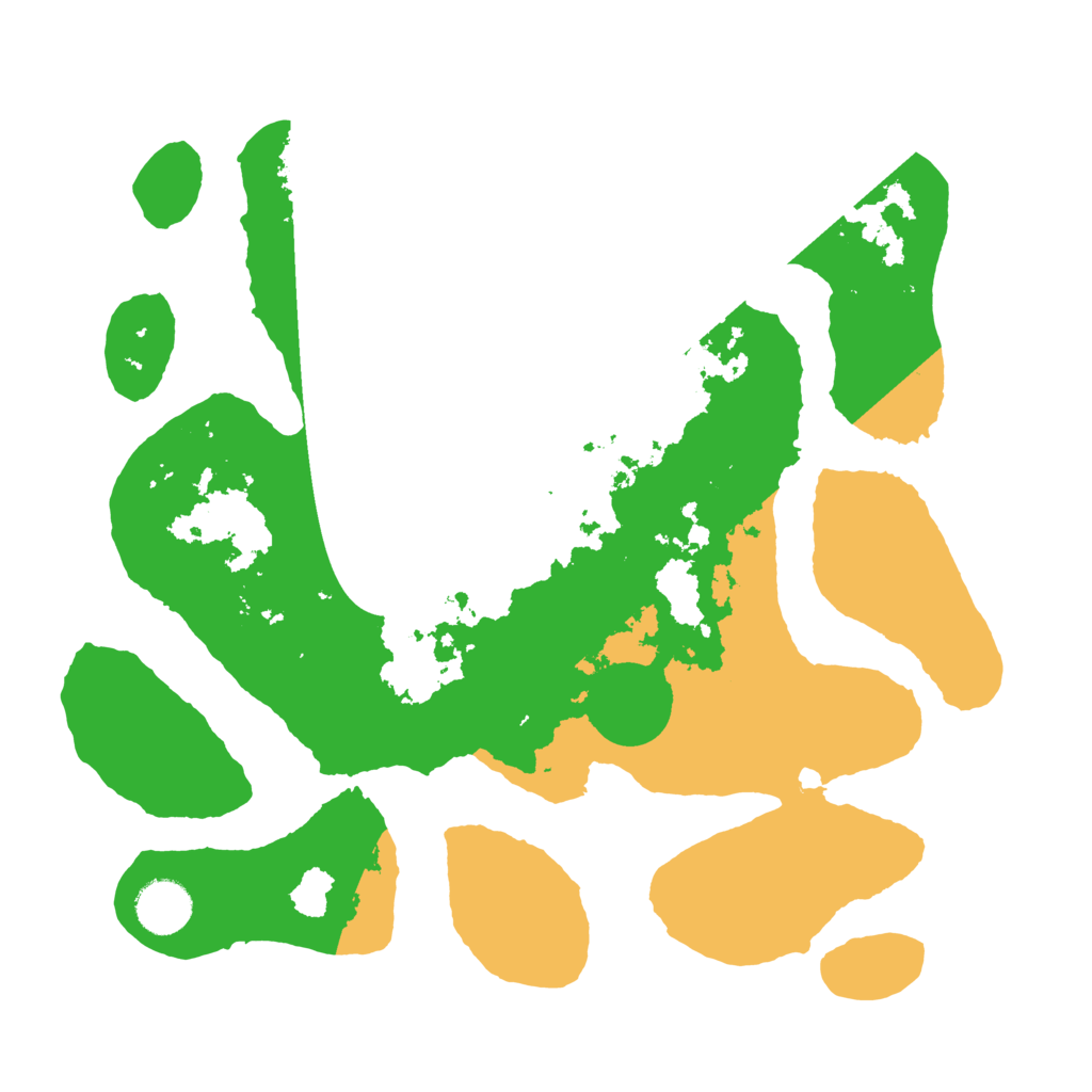 Biome Rust Map: Barren, Size: 3500, Seed: 9680750