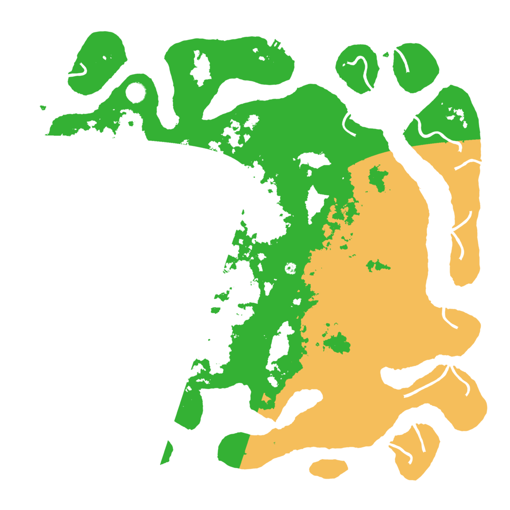 Biome Rust Map: Procedural Map, Size: 4500, Seed: 6240528
