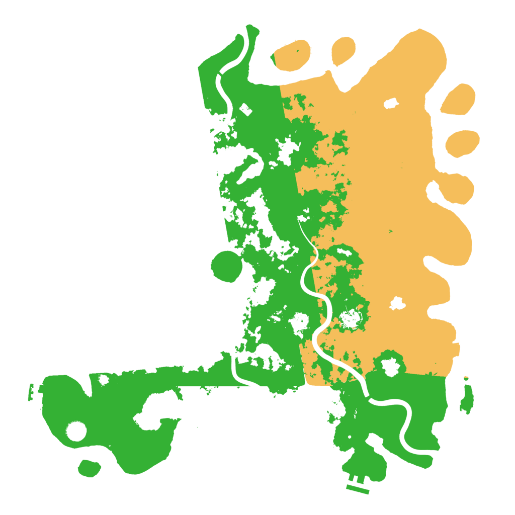 Biome Rust Map: Procedural Map, Size: 4500, Seed: 2359609