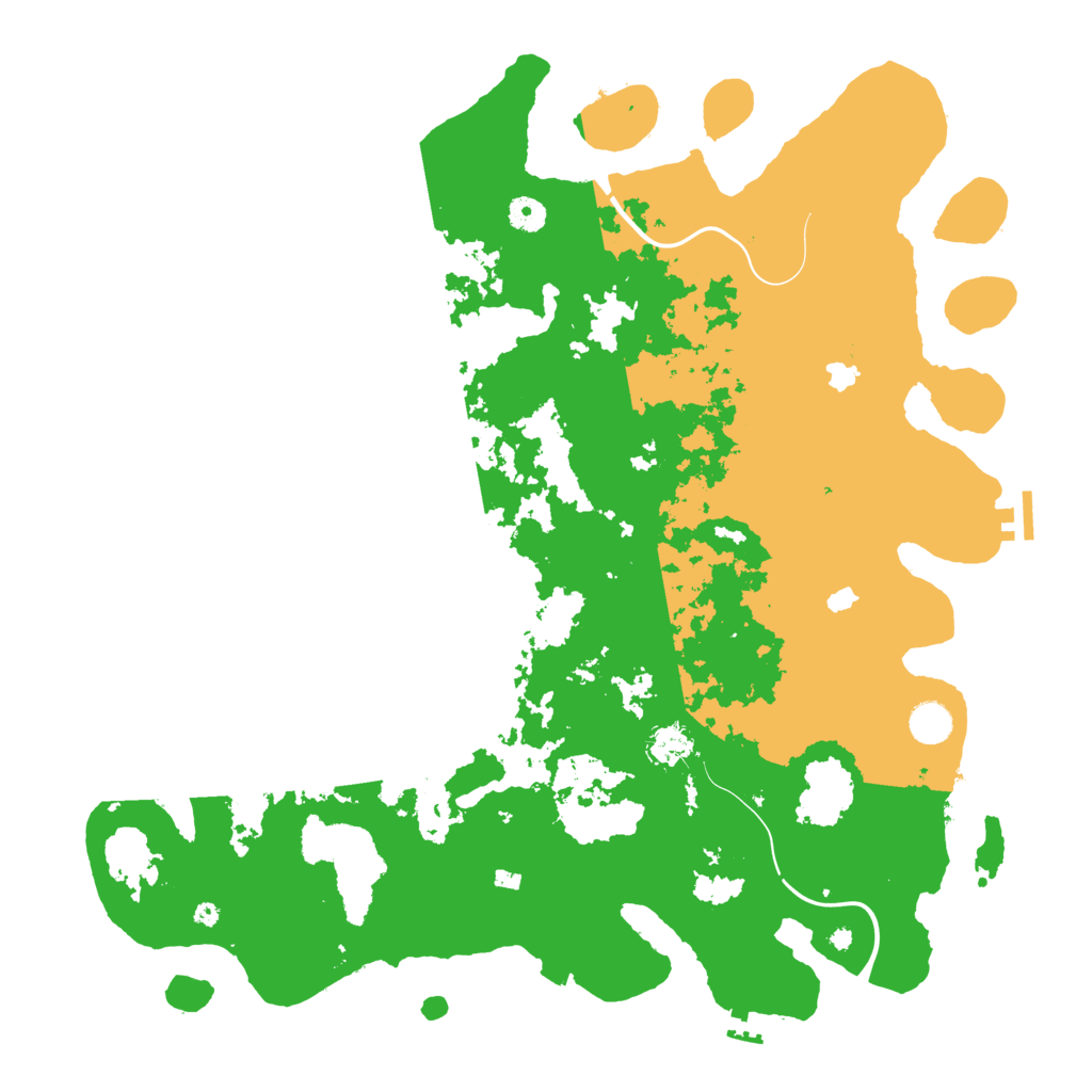 Biome Rust Map: Procedural Map, Size: 4500, Seed: 2359609