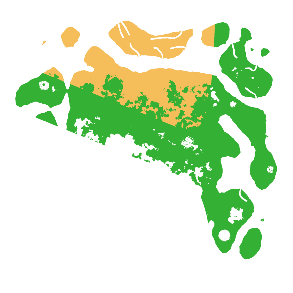 Biome Rust Map: Procedural Map, Size: 4500, Seed: 4354515