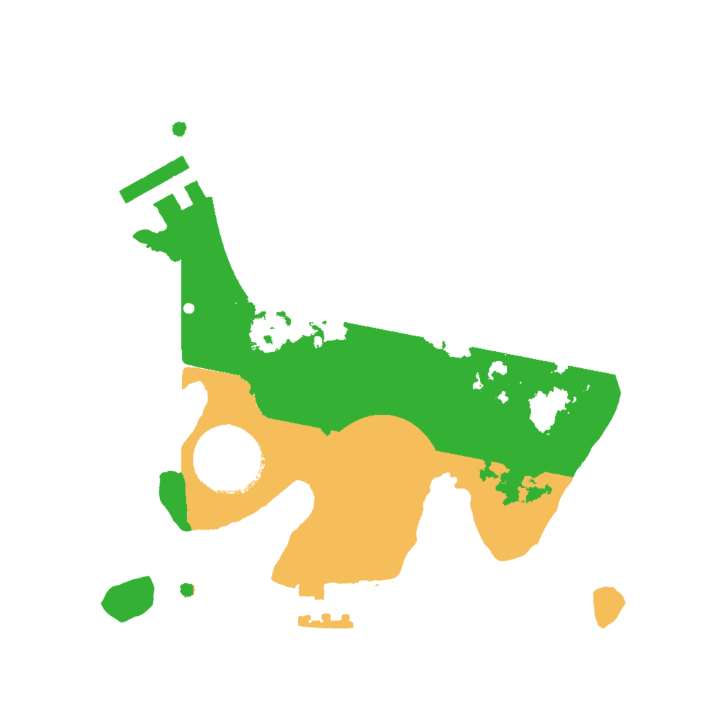 Biome Rust Map: Procedural Map, Size: 2000, Seed: 14306304