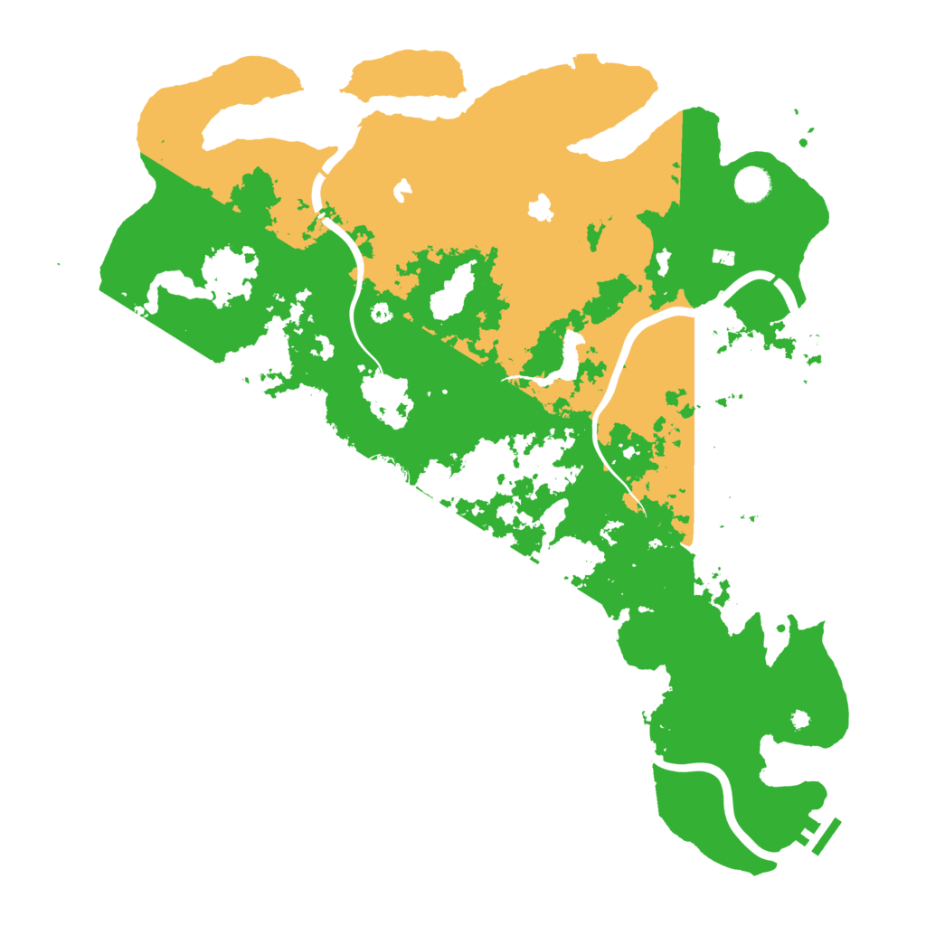 Biome Rust Map: Procedural Map, Size: 4500, Seed: 2334005