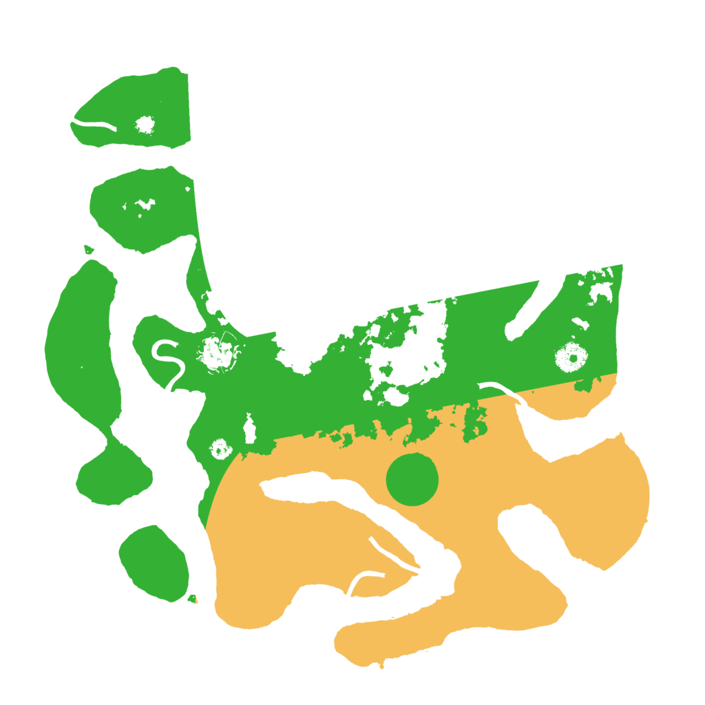 Biome Rust Map: Procedural Map, Size: 3550, Seed: 399310