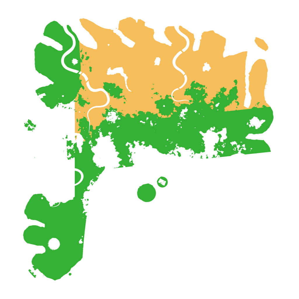 Biome Rust Map: Procedural Map, Size: 4500, Seed: 2106750