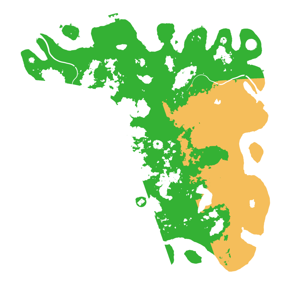 Biome Rust Map: Procedural Map, Size: 4500, Seed: 3450999