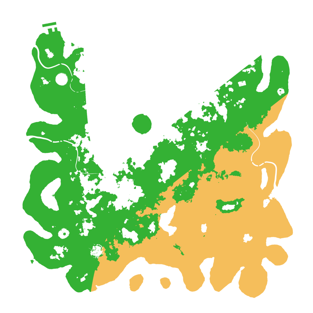 Biome Rust Map: Procedural Map, Size: 4500, Seed: 2391386