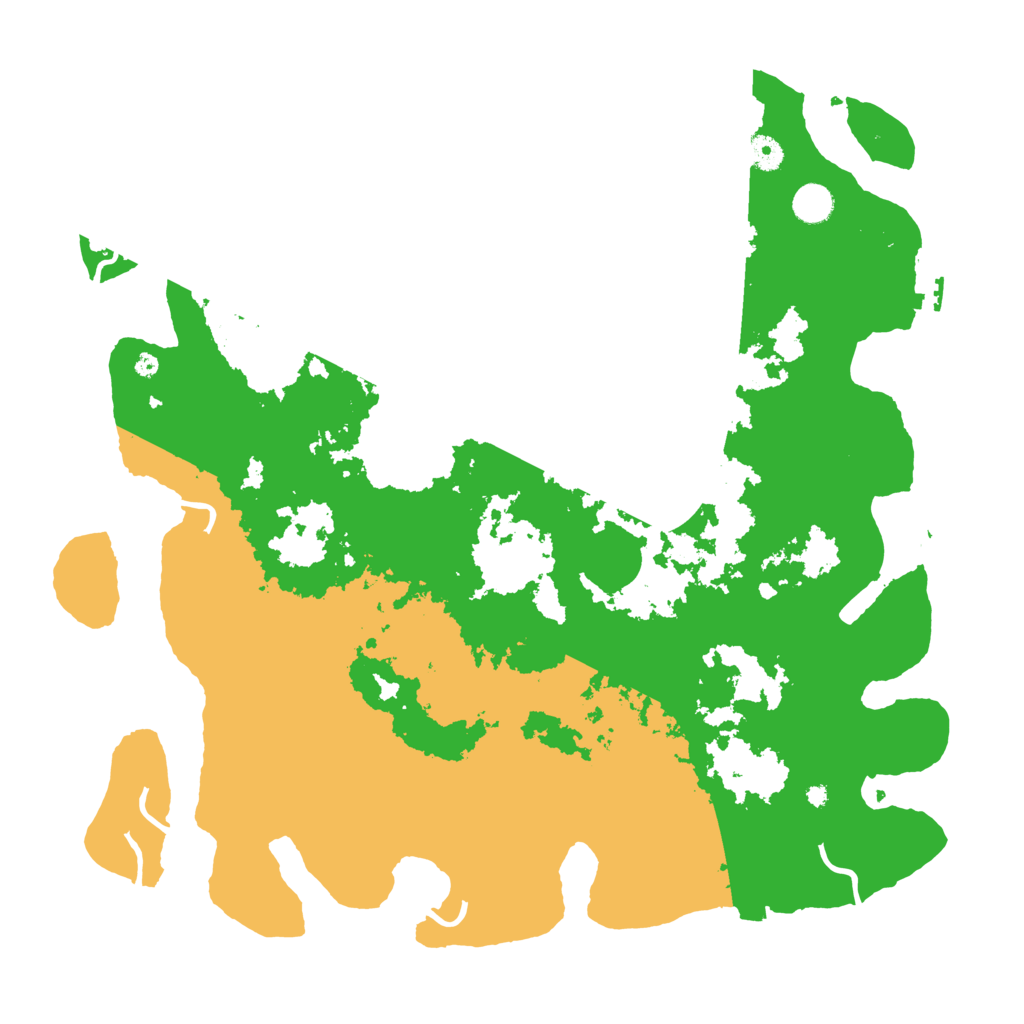 Biome Rust Map: Procedural Map, Size: 4500, Seed: 5021701