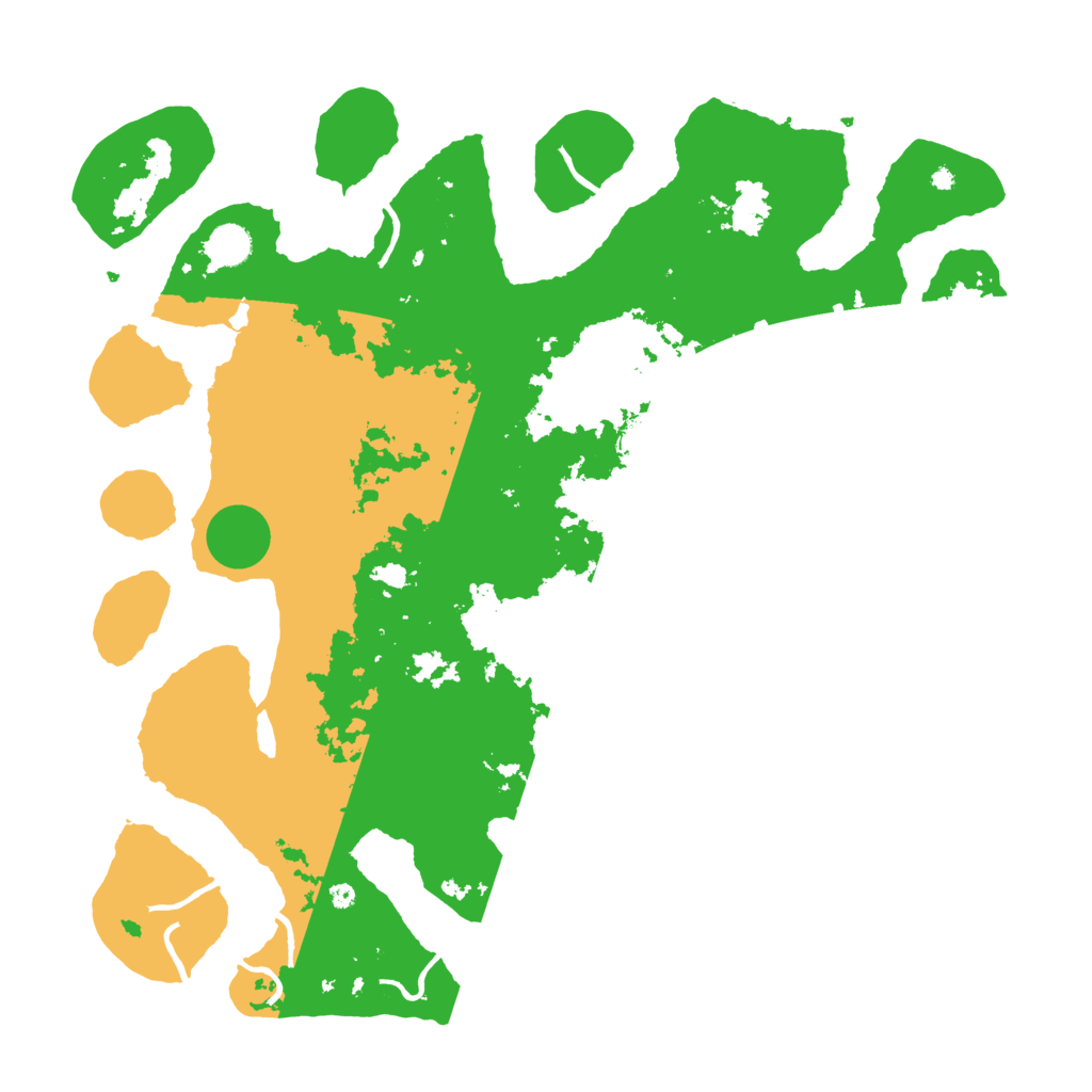 Biome Rust Map: Procedural Map, Size: 4500, Seed: 2048882