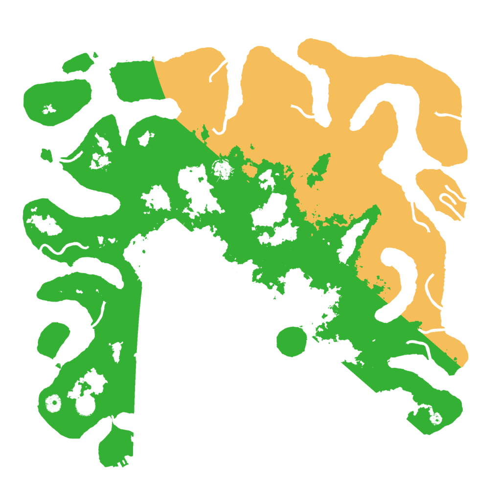 Biome Rust Map: Procedural Map, Size: 4500, Seed: 5881974