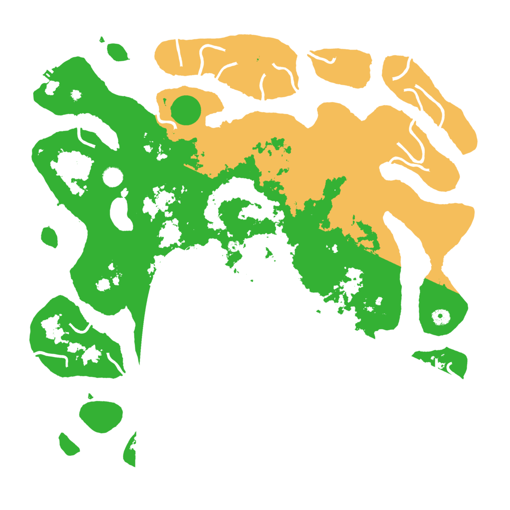 Biome Rust Map: Procedural Map, Size: 4500, Seed: 5544752