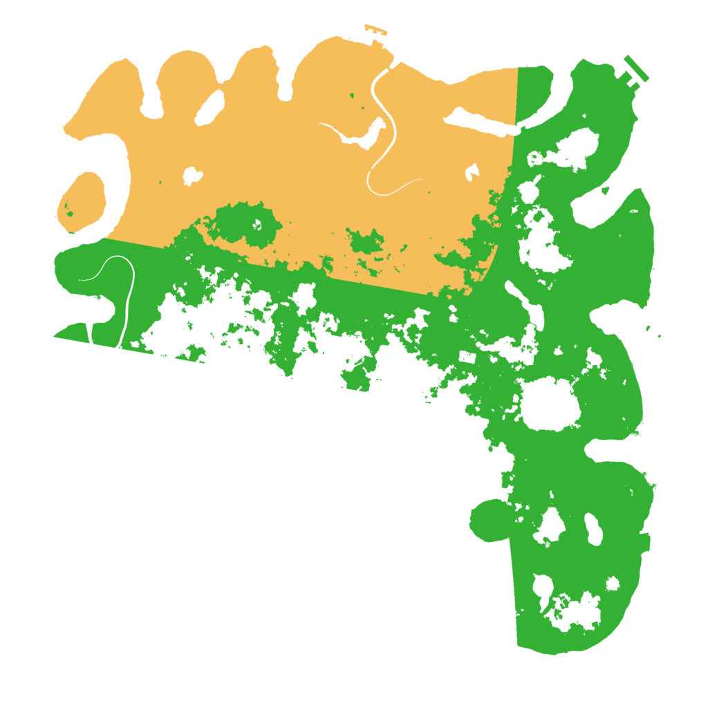 Biome Rust Map: Procedural Map, Size: 4500, Seed: 4020794