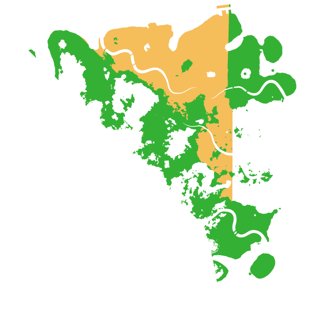 Biome Rust Map: Procedural Map, Size: 4500, Seed: 5333944