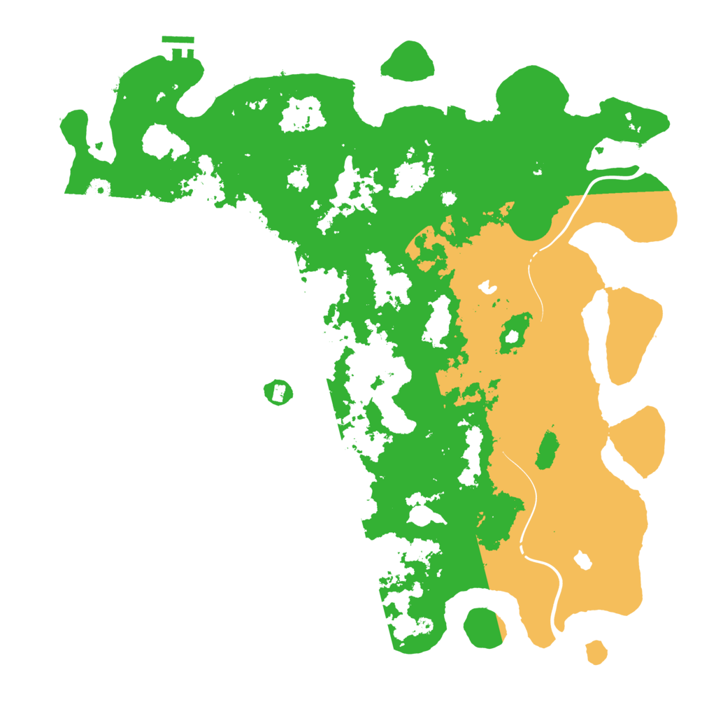 Biome Rust Map: Procedural Map, Size: 4500, Seed: 1309293