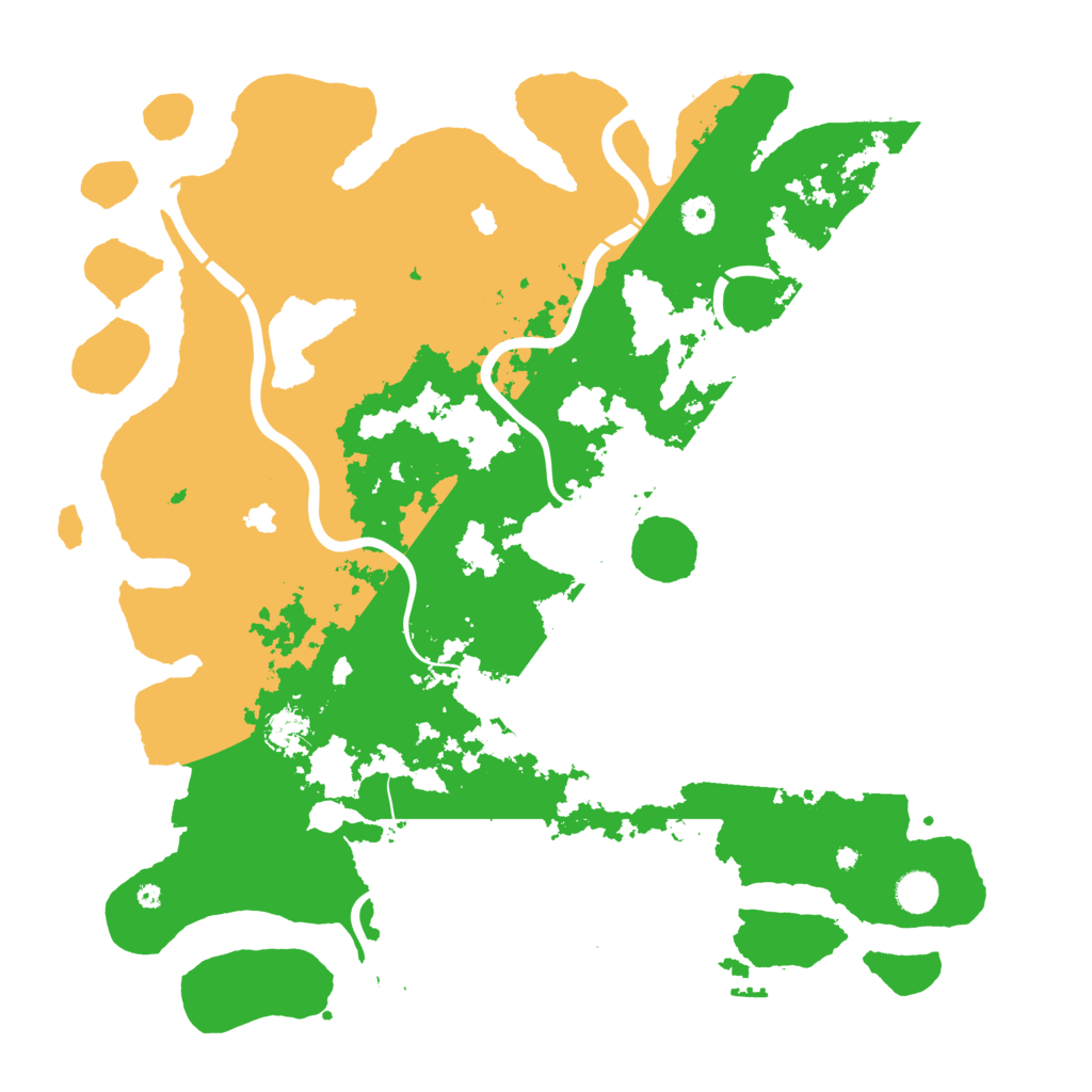 Biome Rust Map: Procedural Map, Size: 4500, Seed: 3476704
